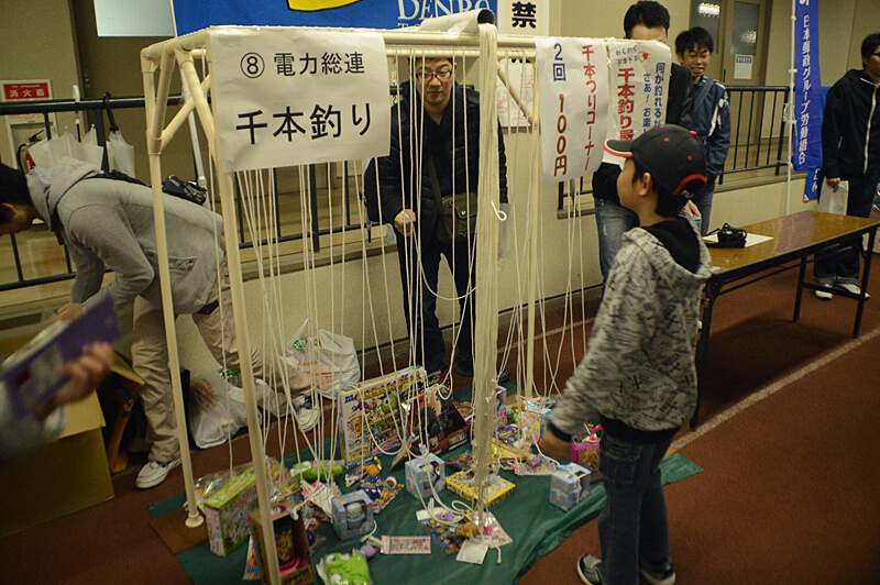 写真：連合秋田の構成組織を中心とした出店
