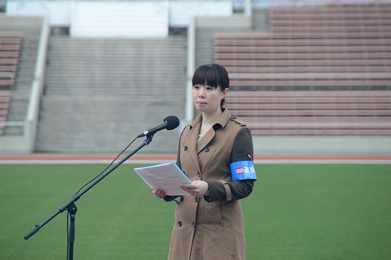 写真：連合秋田女性委員会・鎌田委員長（ＪＲ総連）