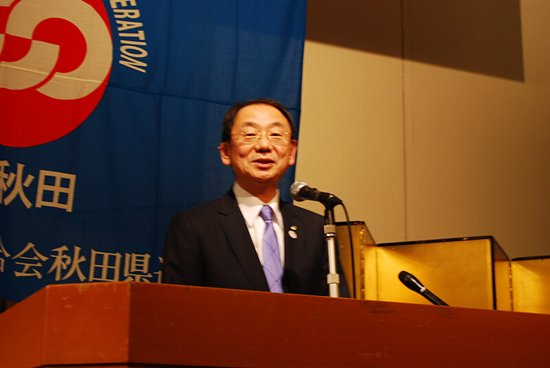 写真：穂積秋田市長