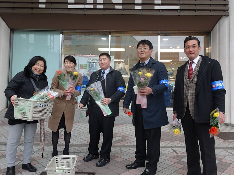 写真：「3・8国際女性デー」街宣行動05