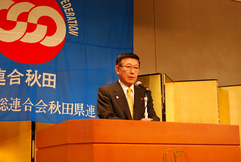 写真：佐竹秋田県知事