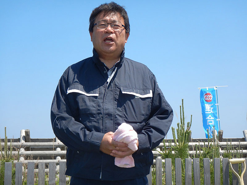 写真:連合秋田・黒﨑会長