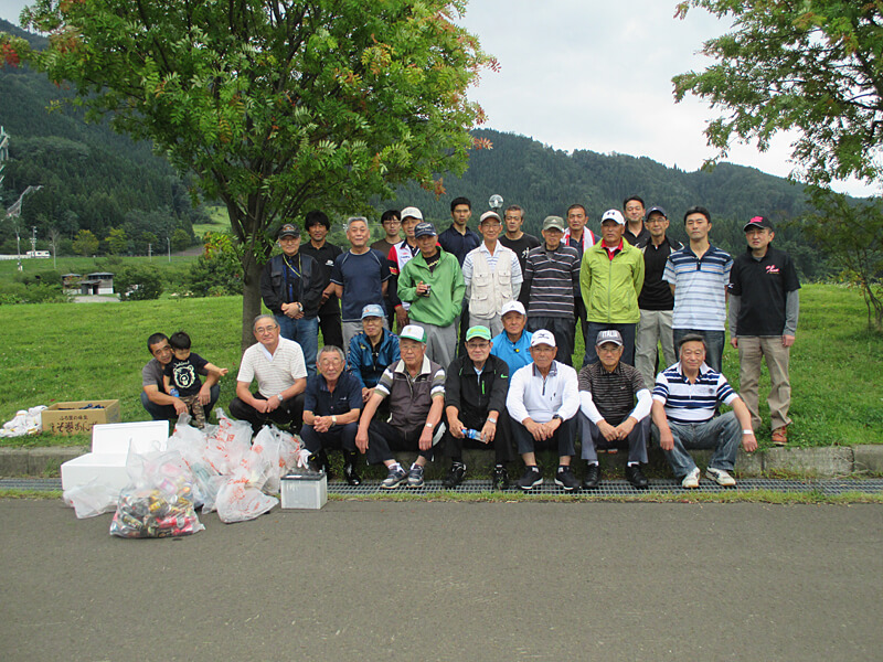 写真：鹿角地連の参加者